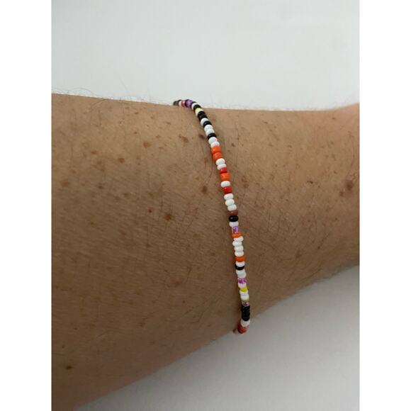 colorful seed bead bracelet - Picture 1 of 4